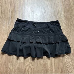 Lululemon Black Pace Setter Skirt